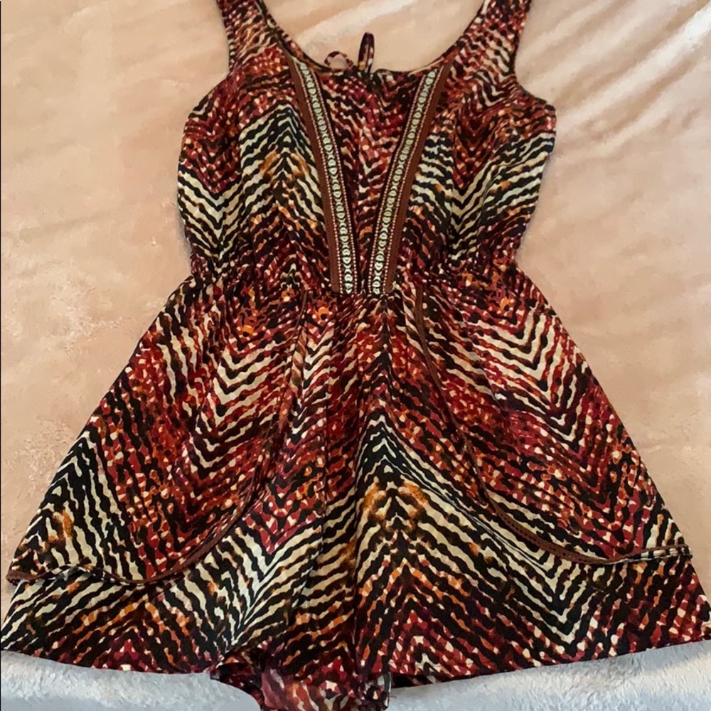 Multi-colored romper.